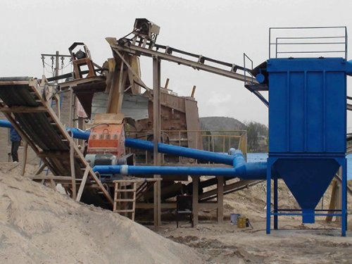 新疆采石厂除尘器现场